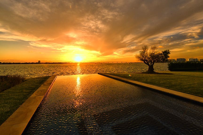 Bayfront Estate in Florida Offers French Charm