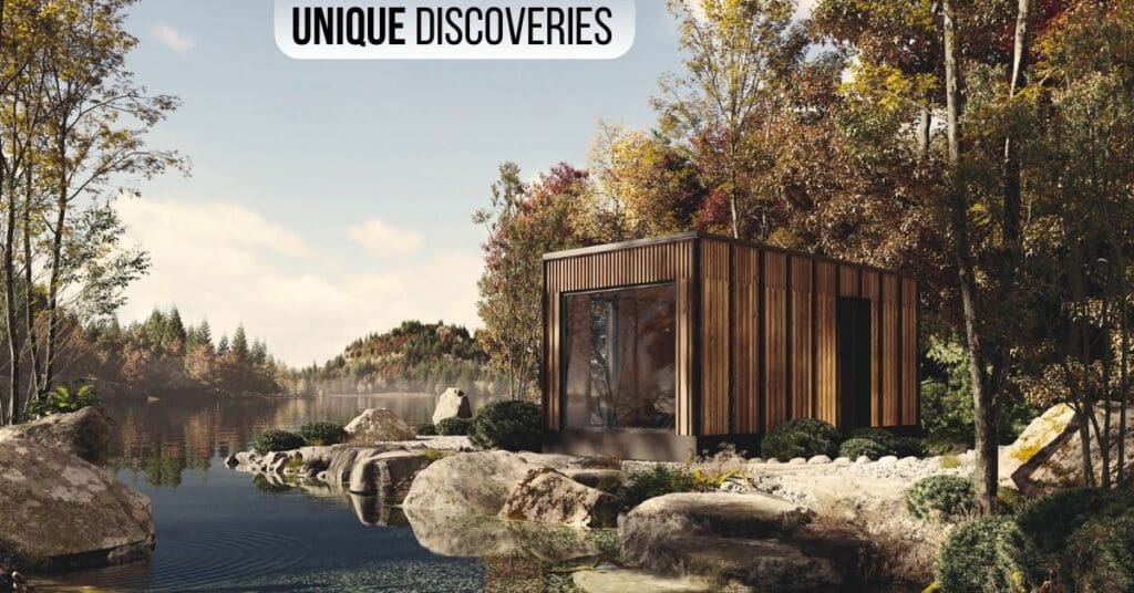 Luxury cabin on the water